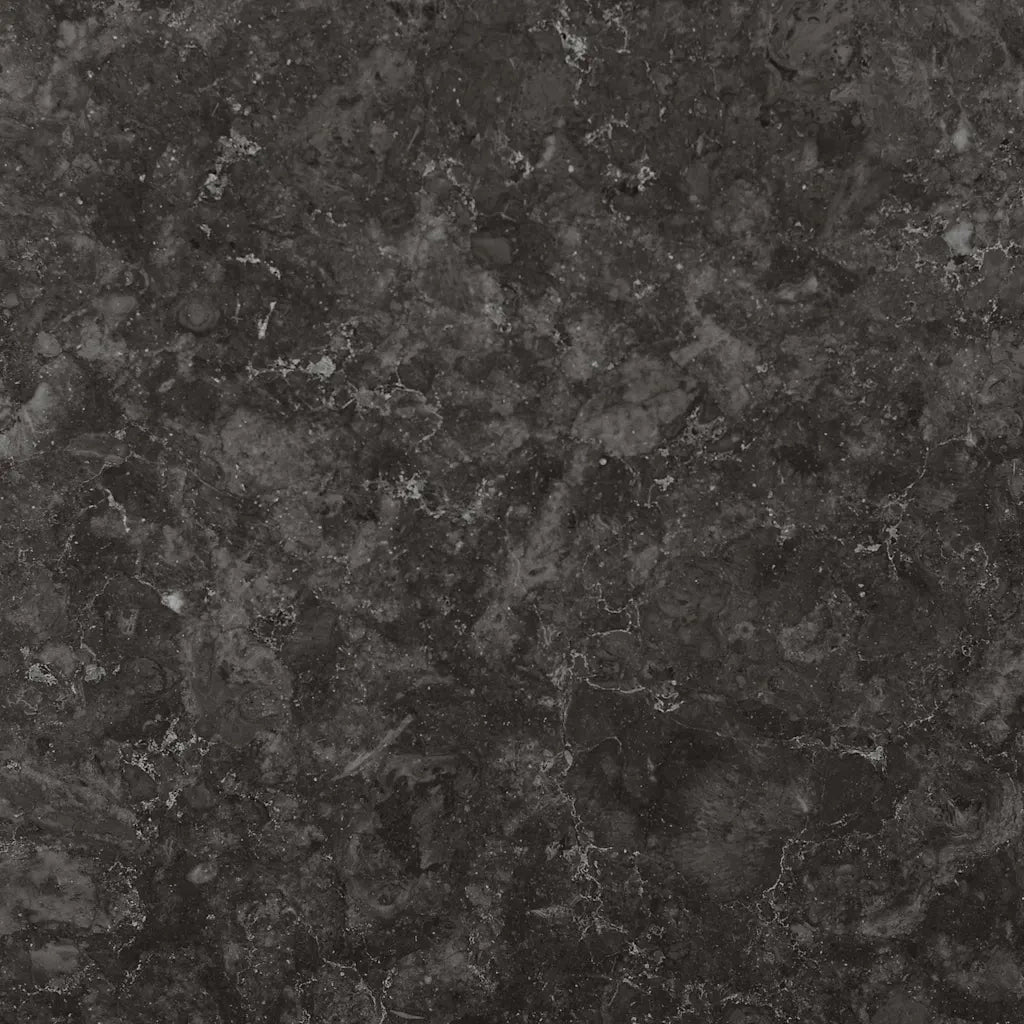 Piano per Tavolo Nero Ø60x2,5 cm in Marmo 149196