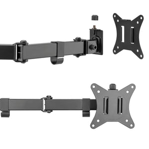 Postazione doppio monitor, Supporto per 2 schermi max 32", conforme a VESA 75/100