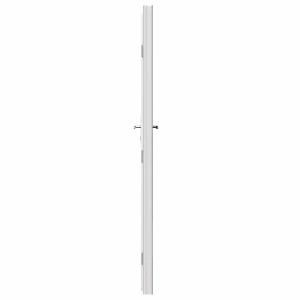 Porta d'ingresso laterale Antracite 88 x 198 cm PVC