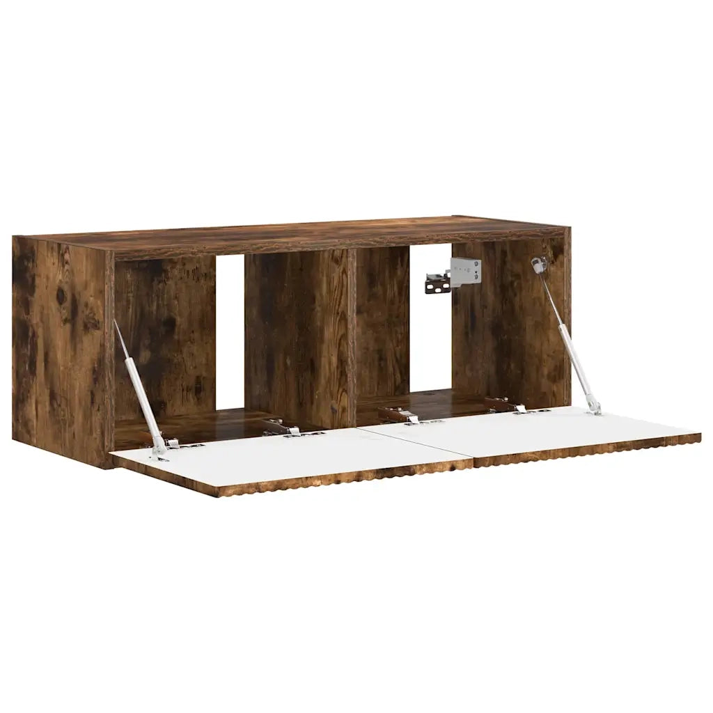 Mobile TV da parete-Mobile TV a Muro-Credenza TV Rovere fum¨¦ 60 x 31 x 29.5 cm 950608