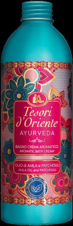 2 X TESORI D'ORIENTE BAGNO CREMA AROMATICO OLIO DI AMLA E PATCHOULI 500ML