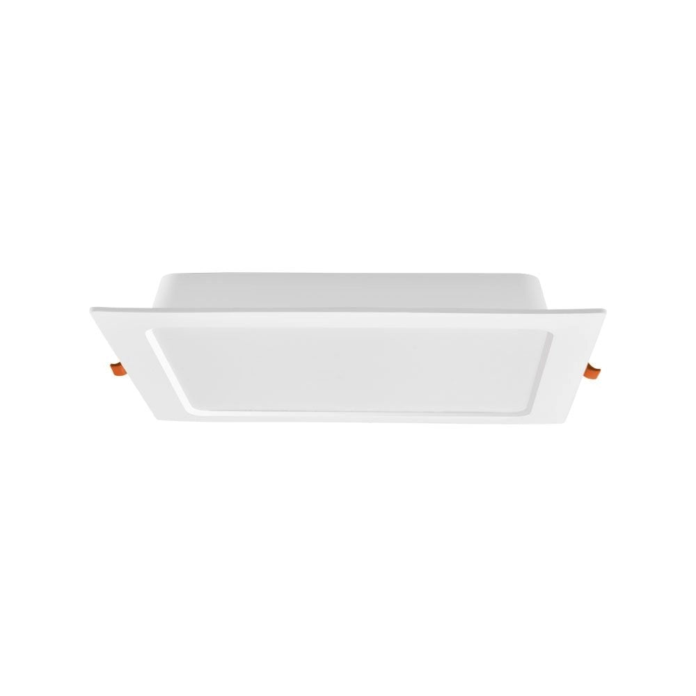 Downlight incasso quadrato bianco 22,4cm 18W 4000K Videx