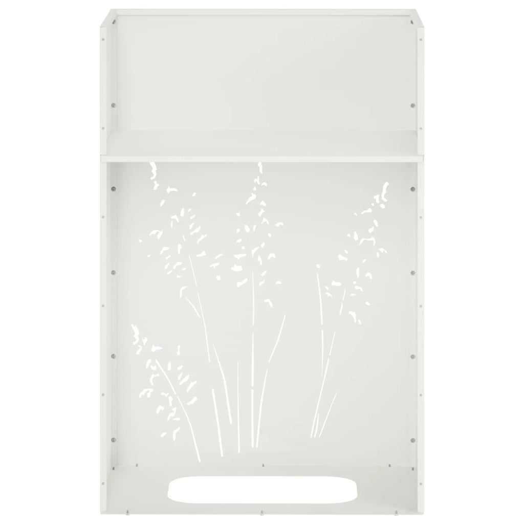 Vaso da giardino 2 pz Bianco 50 x 30 x 75 cm 8005781