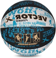 Pallone da Basket - Dimensione 7 - Palla in Gomma Resistente all'Acqua - Qualità Elevata - Grafica Appassionante