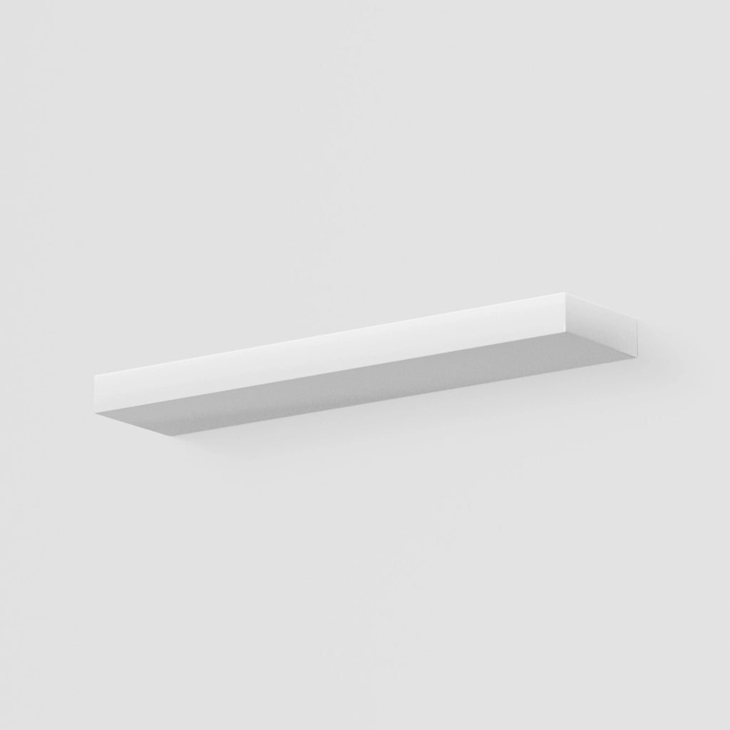Lampada a Parete GAP574 - Applique LED 44W 1980lm 3000K in Alluminio Bianco Opaco, Dimmerabile a Taglio di Fase e Push - Gealuce