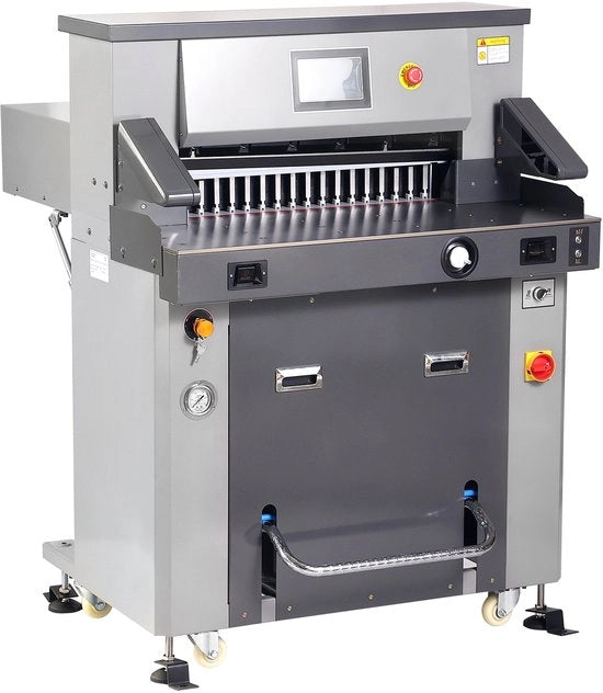 Tagliatrice elettrica con manubrio, 660,4 mm di larghezza di taglio, 80 mm di profondità di taglio, tagliatrice per carta per 800 vel standard, precisione ±0,2 mm