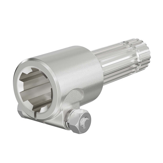 Boccola albero cardanico 175 mm Attacco albero scanalato 1 3/4" 6D Albero uscita 1 3/8" 21D Trattore