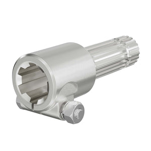 Boccola albero cardanico 175 mm Attacco albero scanalato 1 3/4" 6D Albero uscita 1 3/8" 21D Trattore