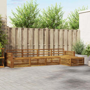 Set di divani da esterno 5 pcs Naturale