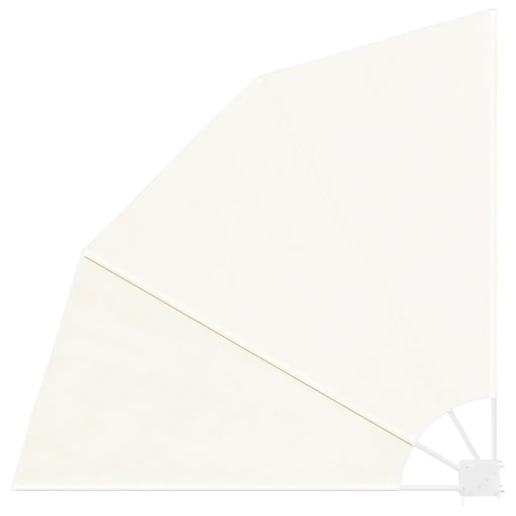 Tenda Laterale per Balcone Pieghevole-Tenda parasole per balcone Crema 140x140 cm