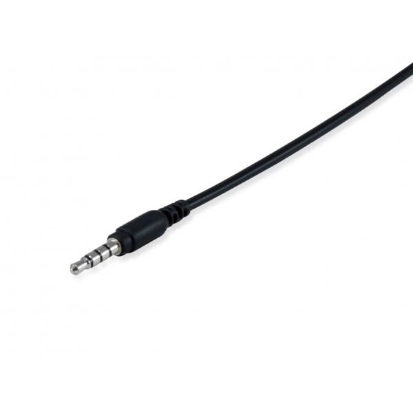 CUFFIA CON MICROFONO CAVO 2MT JACK 3.5