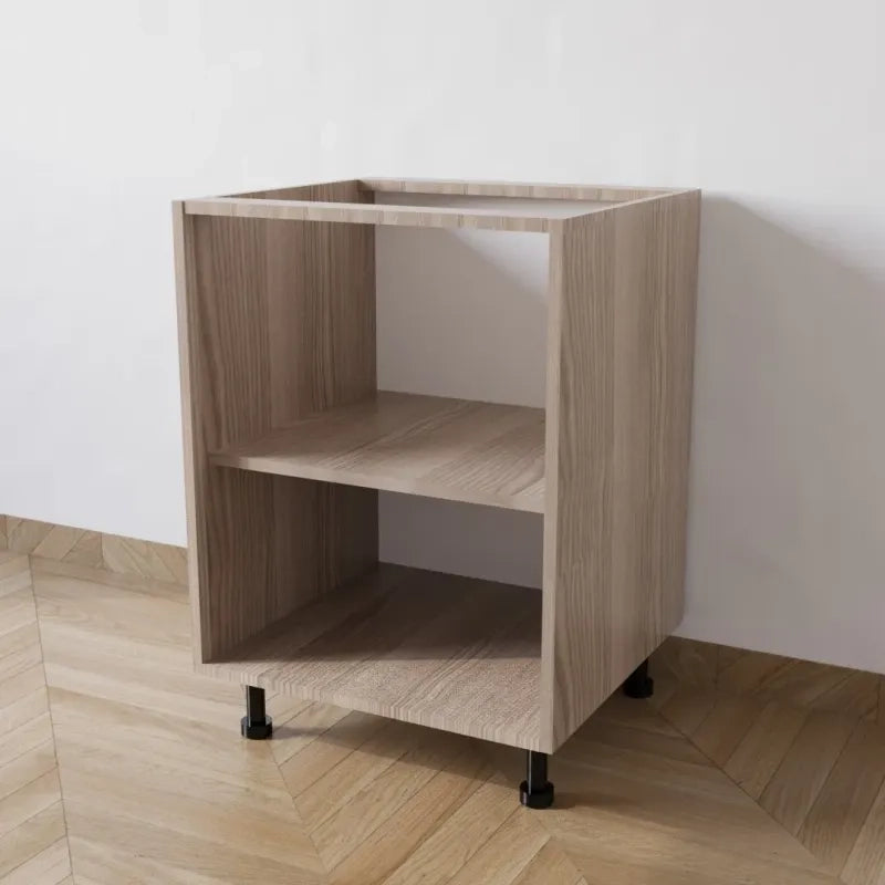 Mobile Base 60 Compreso Di Anta. H 72 Cm L 60 Cm P 55.5 Cm. Spedizione In Kit Olmo