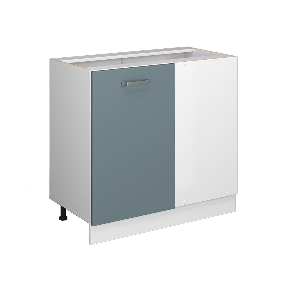 Vicco Frontale cucina Grigio-blu 39.6 x 71.3 cm frontale del mobile per mobile base ad angolo