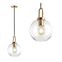 Lampada Da Soffitto Sospensione Sfera Di Vetro 20cm APP629-1CP