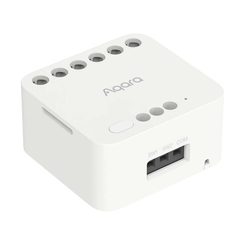Modulo di controllo Smart T2 a doppio relè per dispositivi collegati Bianco Aqara
