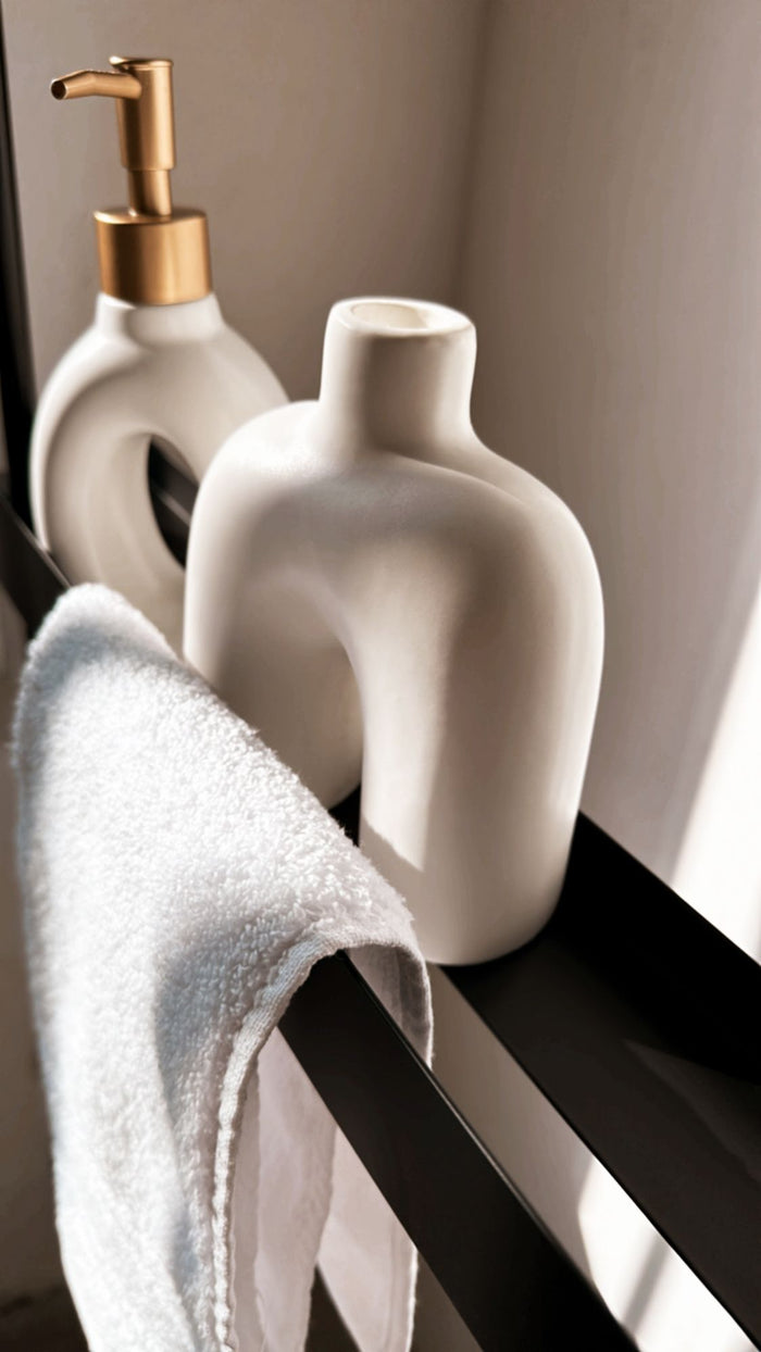 Mensola Da Bagno Sf02 60cm Black Matt