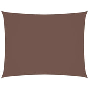Parasole a Vela in Tessuto Oxford Rettangolare 3,5x5m Marrone cod mxl 25351