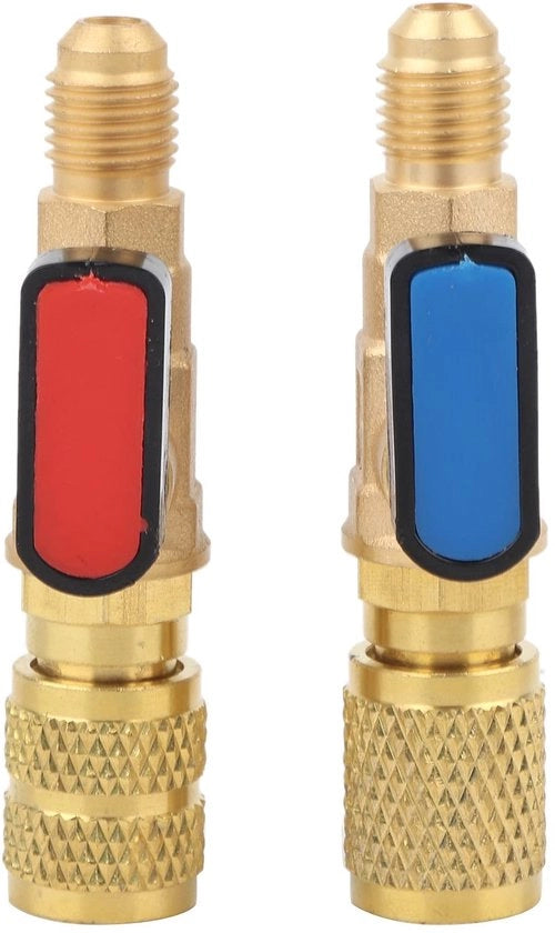 Adattatore per valvola di condizionamento aria per R22 e R410A con manovella a sfera