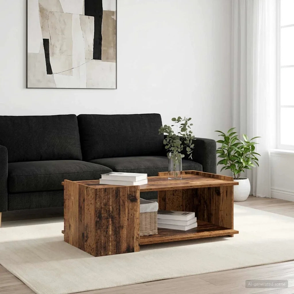 Tavolino da salotto Legno antico 90 x 50 x 33 cm 8001000