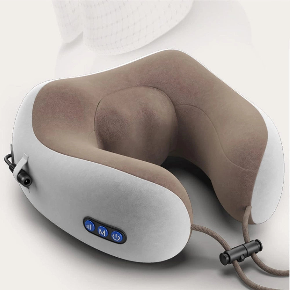 Trade Shop - Massaggiatore Elettrico Massaggio Cervicale Spalla Cuscino Massaggiante Relax Muscolare -