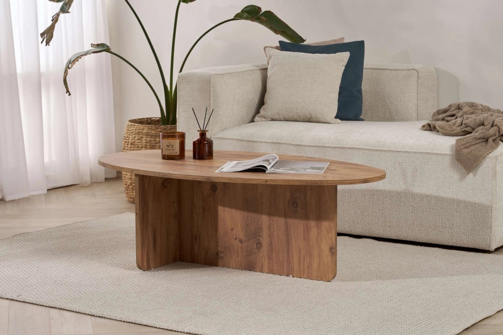 Tavolino in legno "Orba" - 120 x 65 x 40 cm - Pino Atlantico