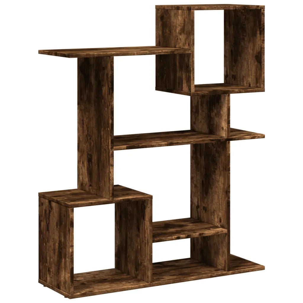 Libreria Divisorio Rovere Fumo 92x29x112 cm in Truciolato 858124
