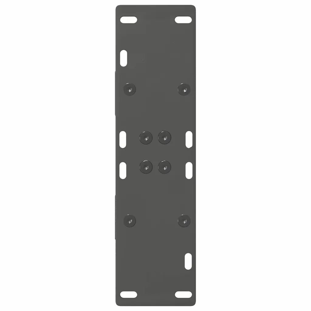 Gambe per tavolo da pranzo a forma di A 2 pz Antracite 50x(72-73) cm Acciaio