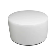 Pouf Anacapri, Poltrona multiuso, Poltroncina sacco, Pouf poggiapiedi, Made in Italy, 79x79 h42 cm, Bianco