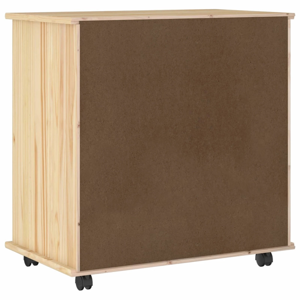 Mobile con Ruote con ruota Marrone 63,5 x 39 x 65,5 cm