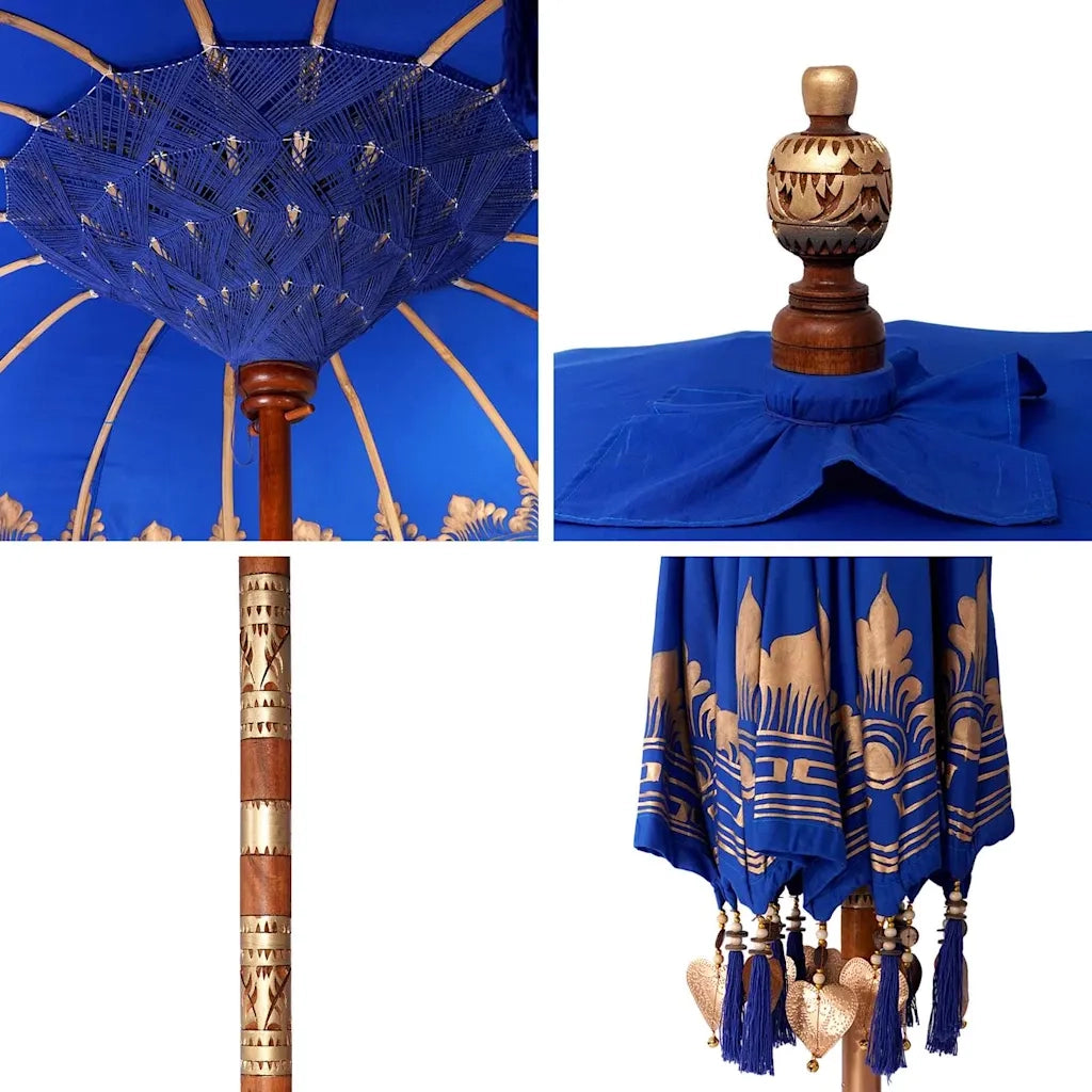 Parasol Balinese Blu 185 x 185 x 260 cm 42006456