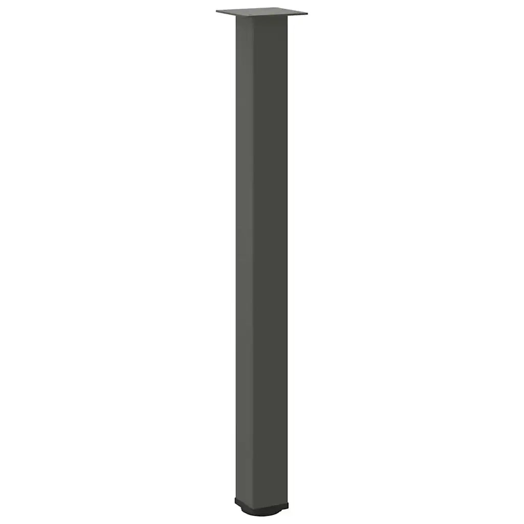 Gambe per tavolo da bar 4 pz Antracite 90-92 cm Acciaio 4012474