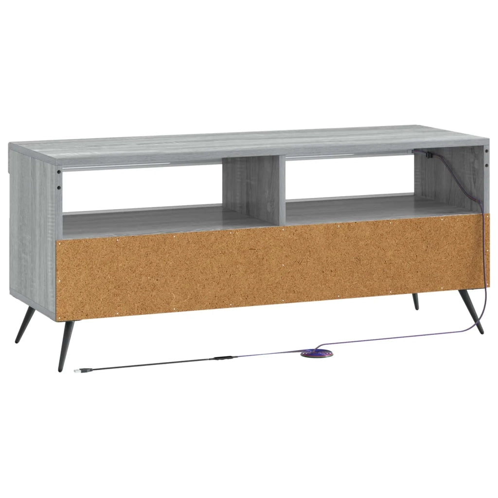 Mobile TV LED Sonoma grigio Legno ingegnerizzato 897651