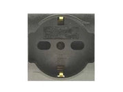 PRESA SICUREZZA SCHUKO TRIVALENTE ONDA- - 2 poli+terra 10/16 SCHUKO c/sicurezza (7748.I) - 3 pezzi MARLANVIL