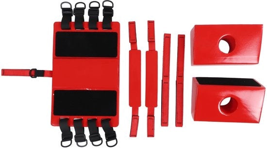 Immobilizzatore Universale per Auto - Supporto Cervicale - Tavola di Supporto Colonna Vertebrale - Cinture Adattabili - Impermeabile - Antivirale - Adatto per la Formazione dell'Immagine