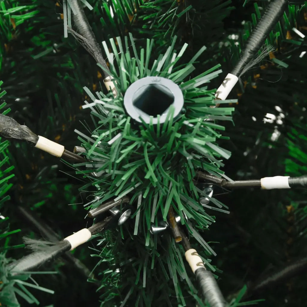 Albero Natale Artificiale Incernierato con Bacche Rosse 210 cm 356734