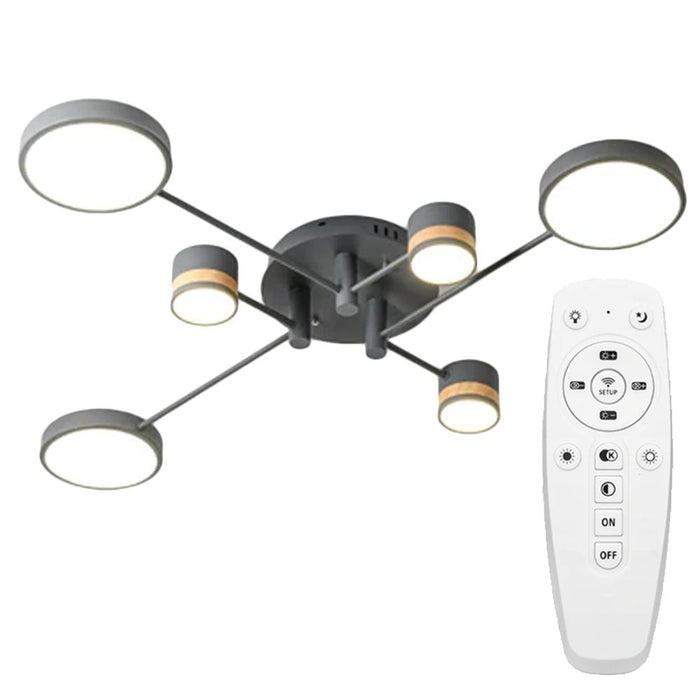 Lampada Da Soffitto Grey Grigia APP529-6C