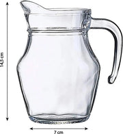Acqua calda e fredda - can da tavola in vetro resistente - per acqua calda e fredda, tè freddo, caffè, latte, succo, caraffa da tavola