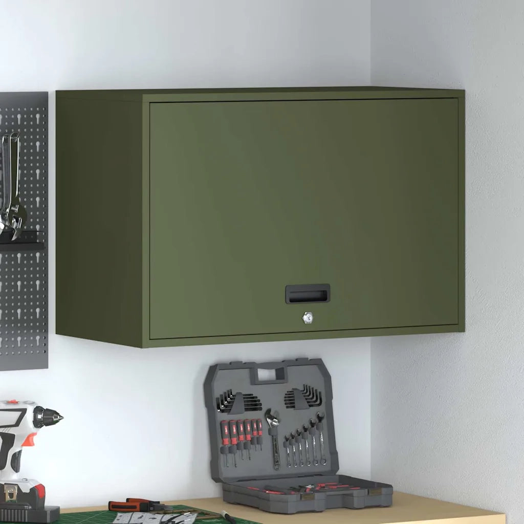 Armadio a muro per garage Oliver verde 80 x 40 x 53 cm 883267