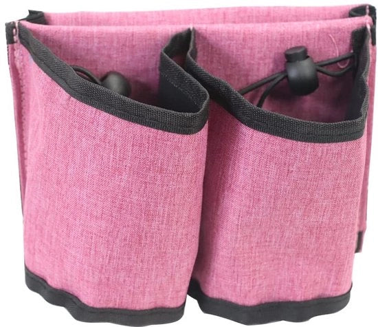 Porta oggetti portatile - Caddy per bevande - Tessuto Oxford - Ripiegabile - Per due tazze da caffè - Codice prodotto: 123456, Modello: BG-001 - Dimensioni: 20x10x8 cm - Peso: 150g - Materiale: Oxford