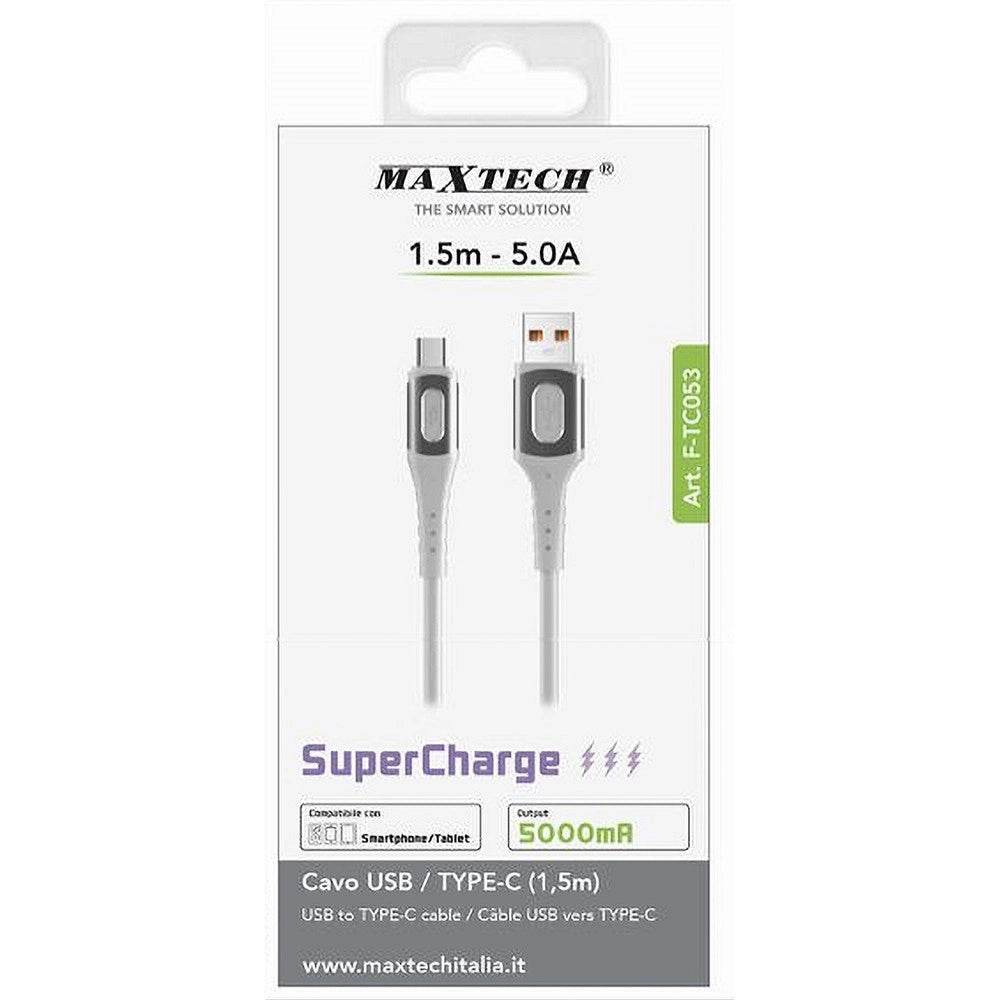 Trade Shop - Cavo Usb/type-c 1.5mt 5a Super Carica Trasmissione Dati Smartphone Tablet F-tc053 -