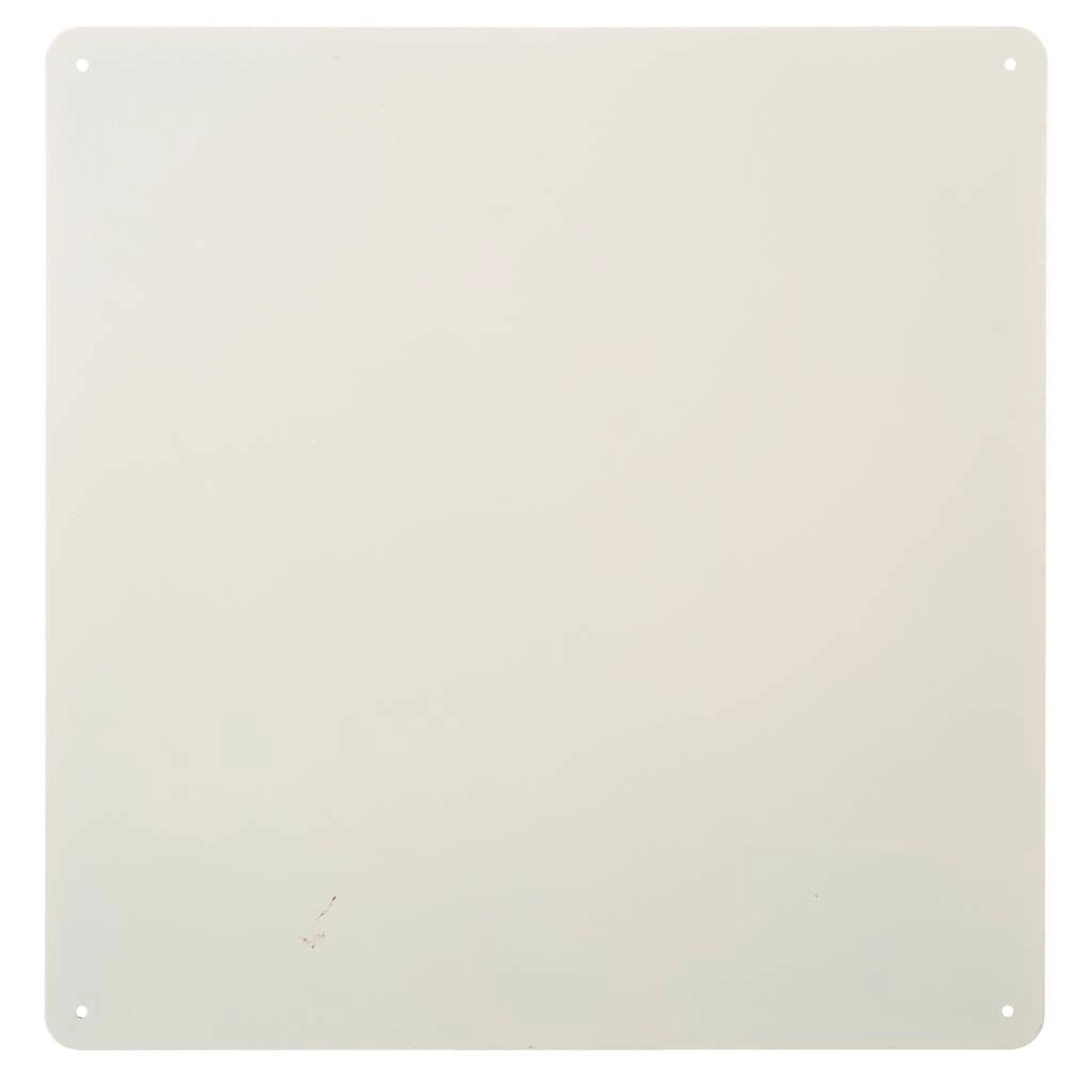 Piastra da parete in metallo marrone 30x30x0,06h