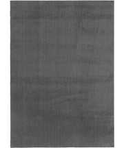 Tappeto FEEL GRIGIO SCURO cm.240x340 tinta unita moderno, pelo morbido resistente e lavabile in lavatrice