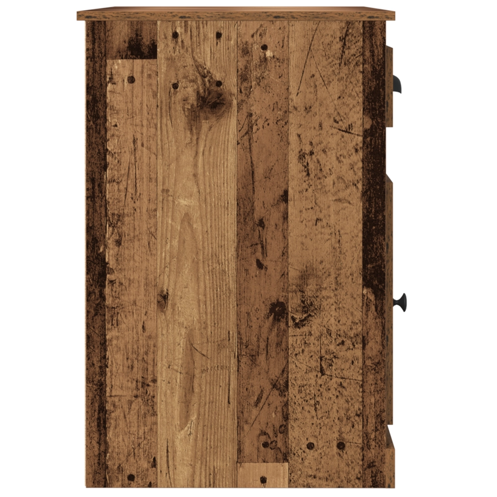 Scrivania  con ripostiglio in legno antico 50x115x75 cm in legno ingegnerizzato
