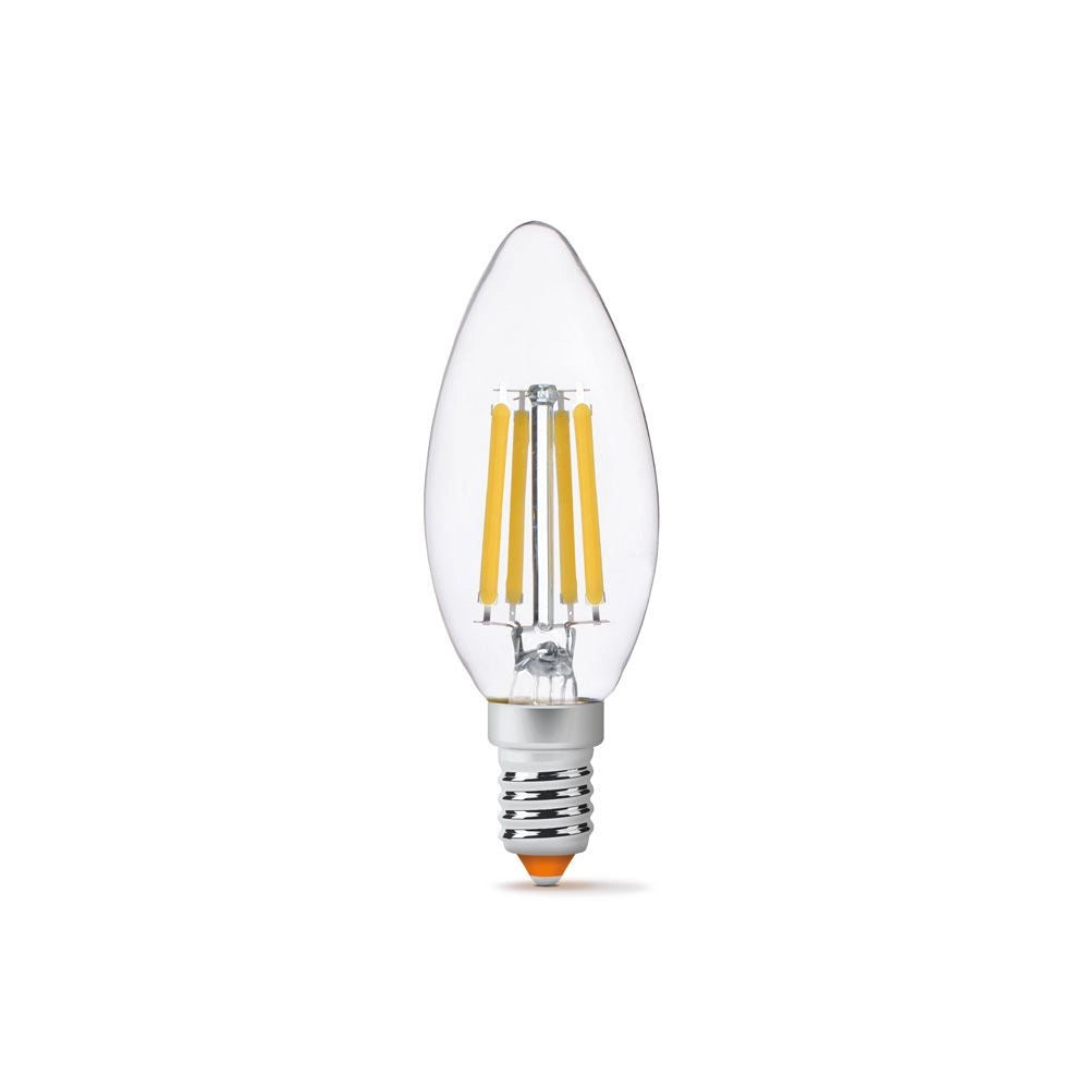 Lampadina LED filamento candela C35 E14 6W 806lm 3000K Videx