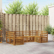 Set divani 6 pcs Naturale Legno di Acacia Massello 3375369