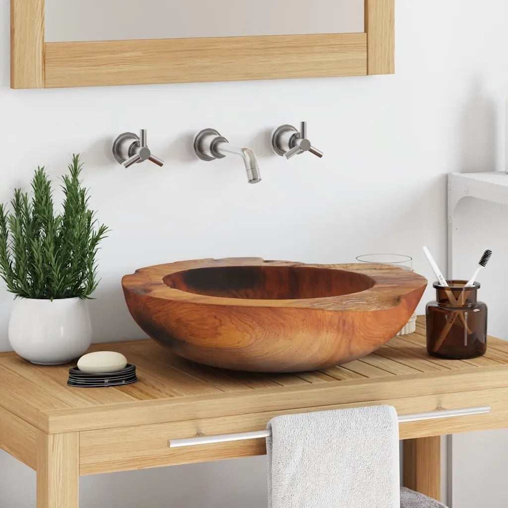 Lavabo in Legno di Teak 45 cm 243475