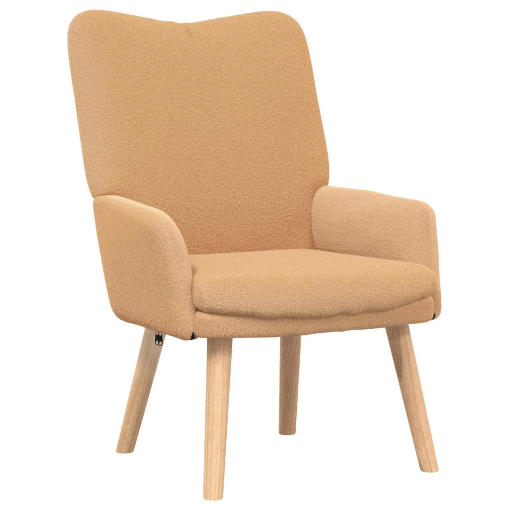 Poltroncina-Poltrona Beige 63 x 67 x 94 cm Poliestere e compensato