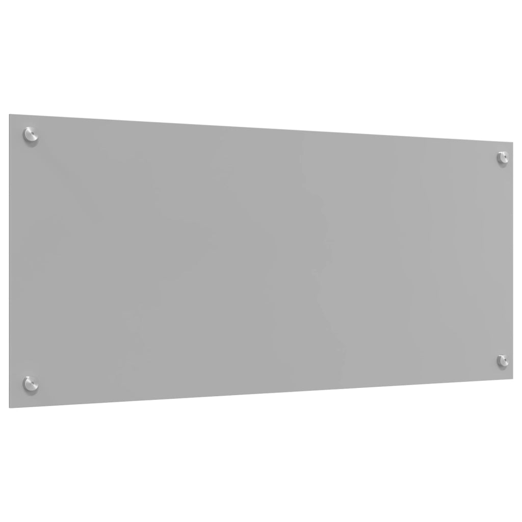 Schienale Cucina  Grigio Chiaro 90x40x0,6 cm in Vetro Temperato