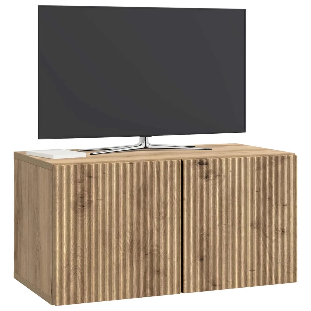 Mobile Porta TV da Muro Rovere Artigianale 59,5 x 31 x 30 cm 898544