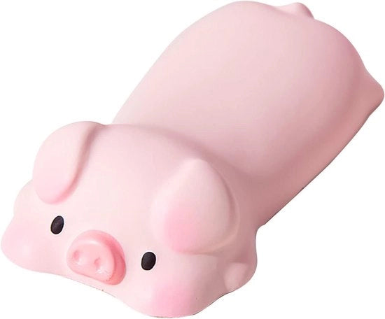 Supporto per la caviglia 11 x 5,5 cm Piccolo PU Animale cartoon Rilassamento della fatica Mattoncino Ergonomico Supporto per la caviglia per Laptop Tastiera 

Modello: Pinky Pig